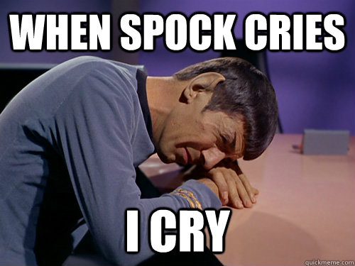 spock cries
